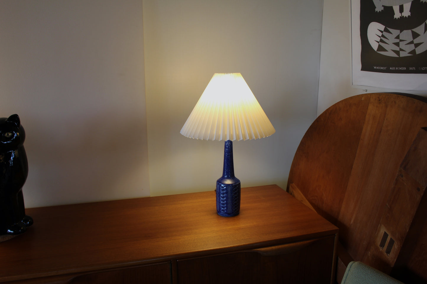 Palshus(パルシュス）ヴィンテージテーブルランプ ブルー