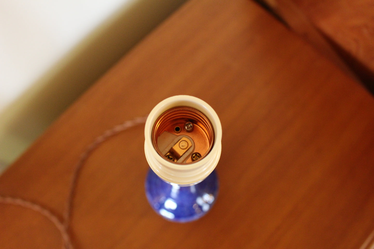 Palshus(パルシュス）ヴィンテージテーブルランプ ブルー