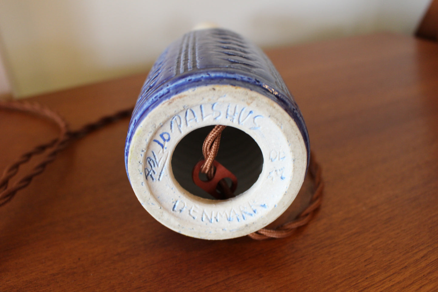 Palshus(パルシュス）ヴィンテージテーブルランプ ブルー