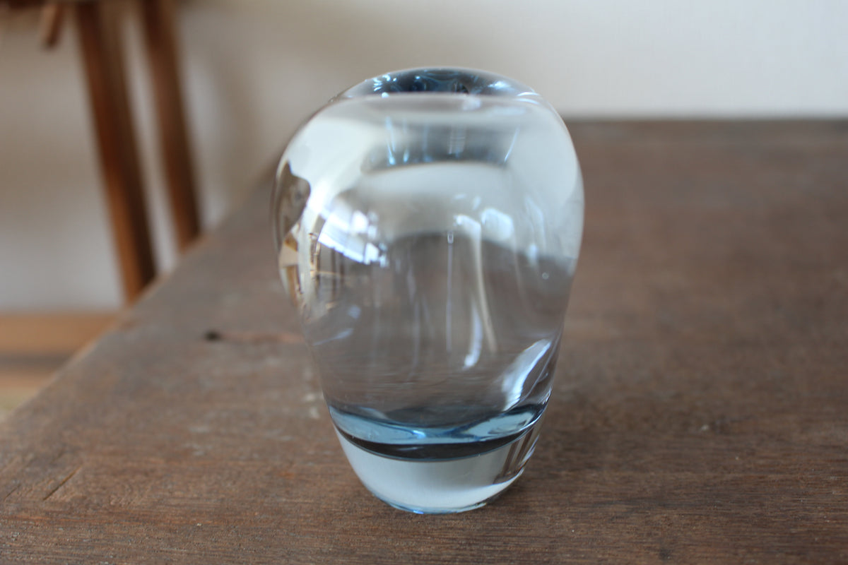 Holmegaard/ホルムガード フラワーベース・花瓶 ハートM アクアブルー