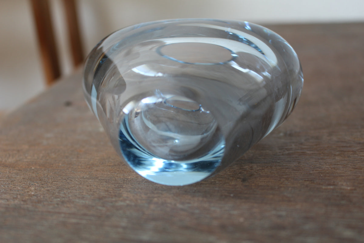 Holmegaard/ホルムガード フラワーベース・花瓶 ハートM アクアブルー