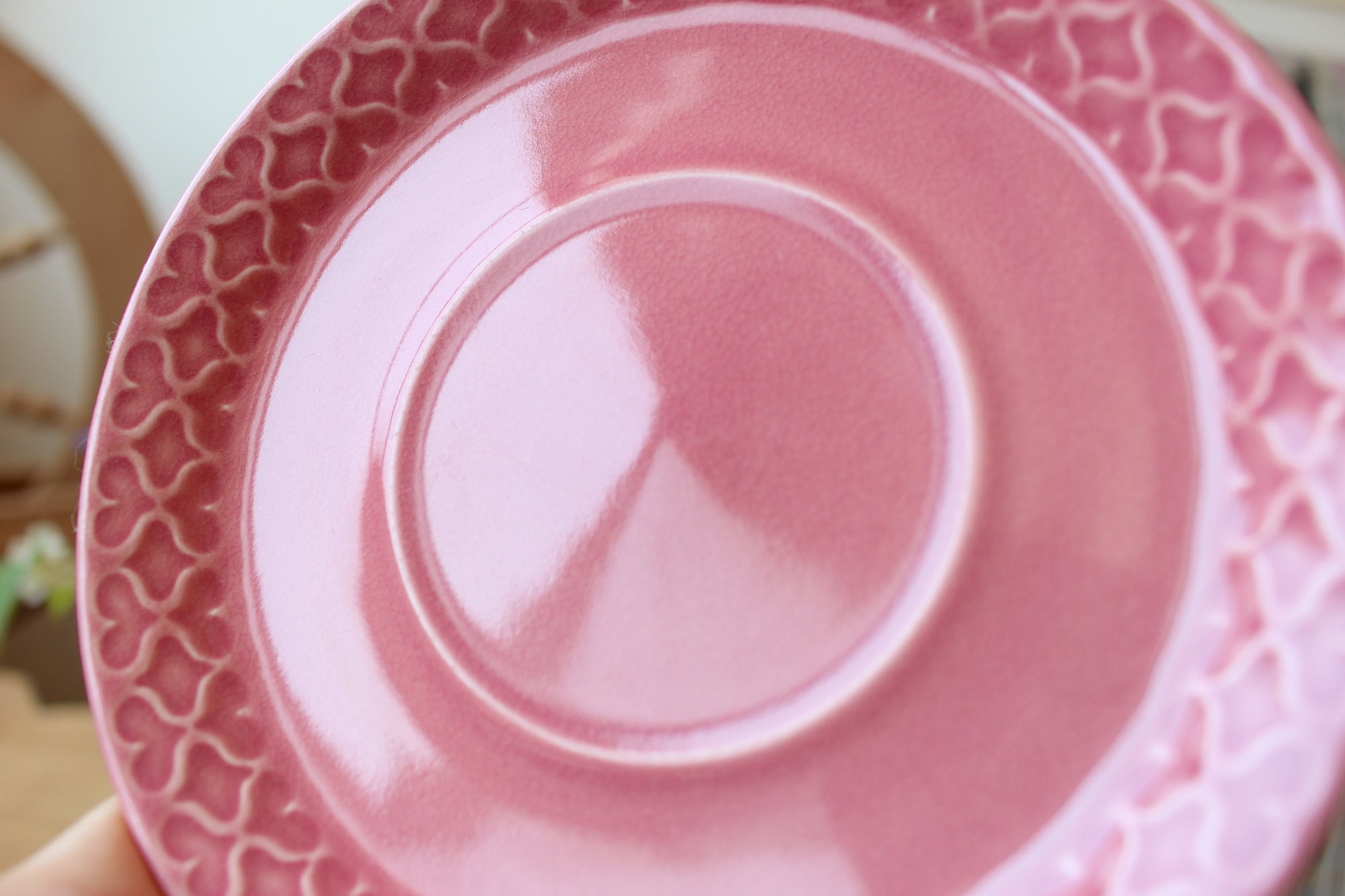 クイストゴー　コーディアルパレットピンク　スープ皿